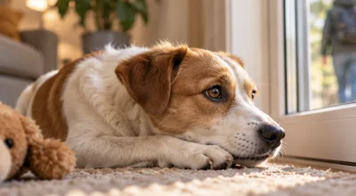 Ansiedad por separación en perros: causas, señales y soluciones